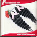 New arrival black deep wave peruvian human hair extension