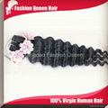 Qingdao hair products supplier deep wave indian hair weave bundles