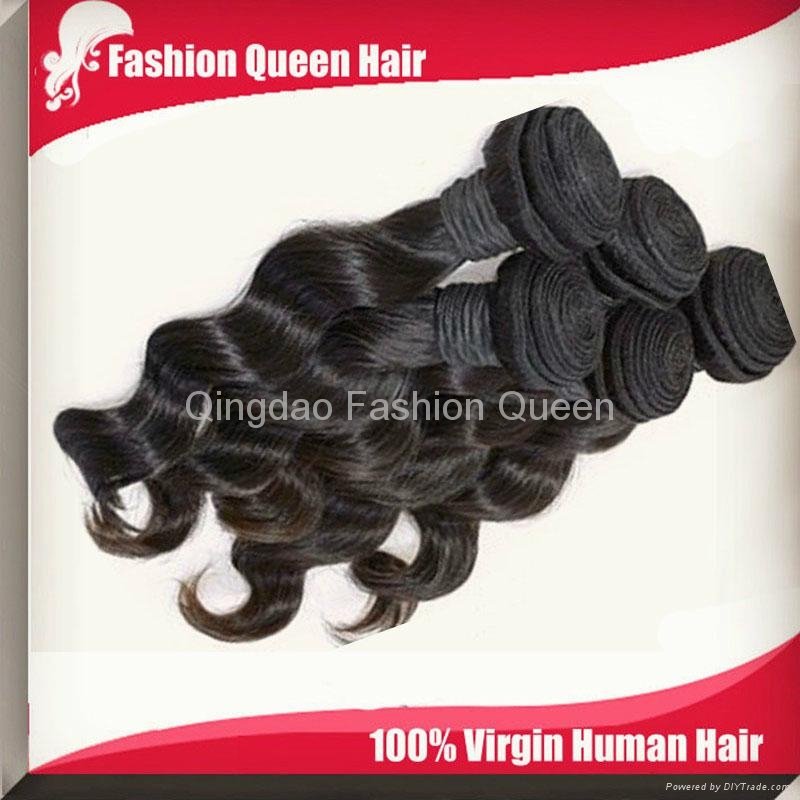 New arrival black color loose wave remy brazilian human hair