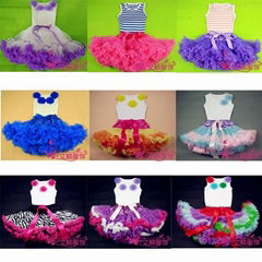 New Design young girl tutu pettiskirt in