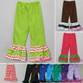 Hot sale Polka dot Baby Pants Girls Ruffle Pants child pants 