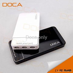 High capacity 16800mAh Universal portable Power Bank with 3 Usb Ports