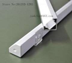 45 degree corner alu profile for led