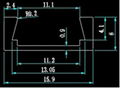 aluminum profile with pc cover for led strip,led house 2