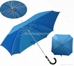 Square straight umbrella