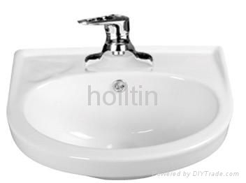 HT519 ceramic wall hung basin 