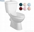 HT215 Washdown Two Piece WC Closet Color For Choose Toilet  2