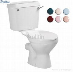 HT223 chaozhou Side Flushing Close-couched Two Piece Toilet 