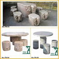 Stone Table Bench