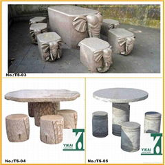 Stone Table Bench