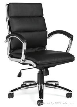 Office metal chrome manager executive boss lady chair ergonomic design tilt