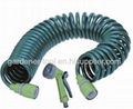 30M Garden Water Hose With 4-Pattern Hose Nozzle
