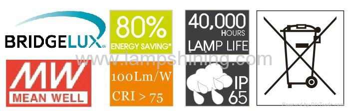 200W LED Tunnel Light - 19000Lm - COB Bridgelux 45Mil - Meanwell - 600W HPS repl 2