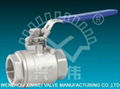 Two-Piece Model Ball Valve Locking