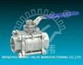 Three-Piece Model Female Ball Valve