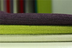 Double-color imitation linen fabric