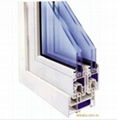 white upvc extrusion profile