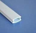 white or green color pvc profile