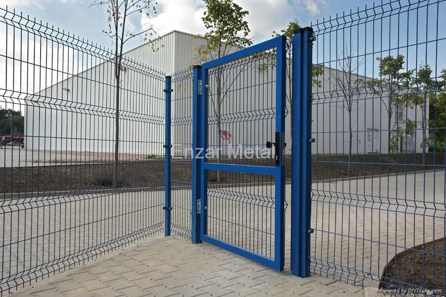 Curvy Welded Wire Fence Panel / V Mesh Fence 2