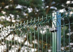 Curvy Welded Wire Fence Panel / V Mesh Fence