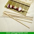 natural eco-friendly disposable bamboo beef skewers
