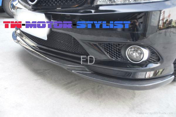  W204 OEM FD Style Front spoiler 3