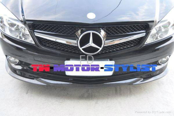  W204 OEM FD Style Front spoiler 4