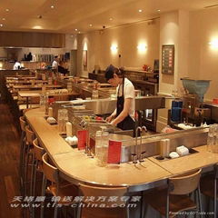 Rotary sushi conveyor