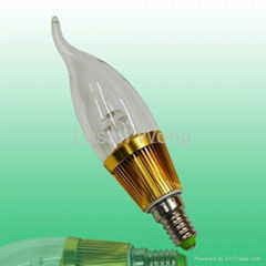 3W E14 led candle light for chandelier lighting