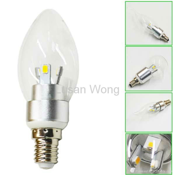 3W E14 led candle light for chandelier lighting 2