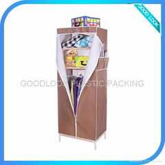 Portable and disassembling PP laminated wardrobe cabinet