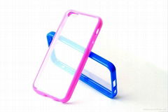 IPHONE5C dual color TPU+PC plastic covers