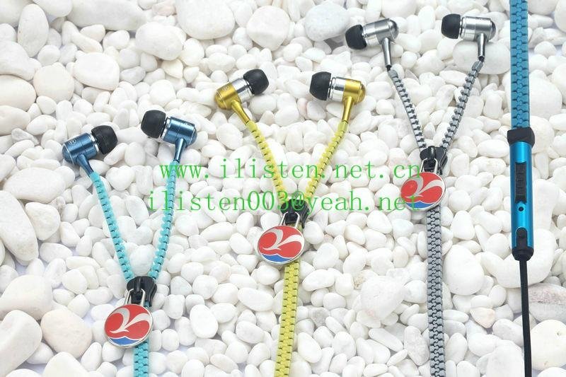 Zipper Earphone from China Manufaturer 2