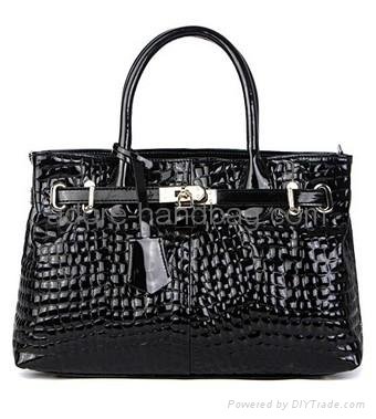 High Quality New Design Classic Leisure Crocodile pattern leather Handbag G 2