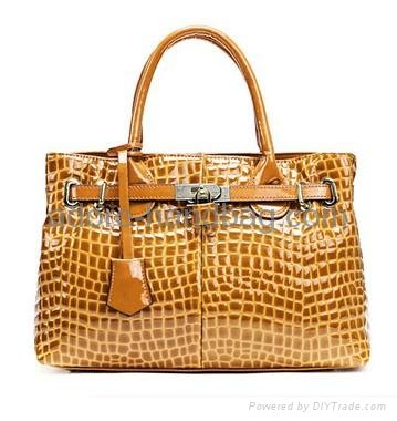 High Quality New Design Classic Leisure Crocodile pattern leather Handbag G 3