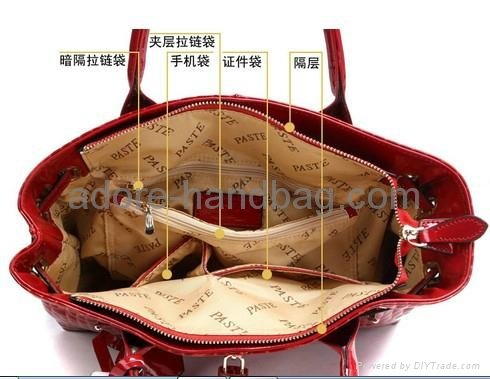 High Quality New Design Classic Leisure Crocodile pattern leather Handbag G 5