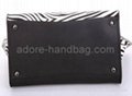 2013 Top Quality Zebra Stripe First Layer Genuine Cow Leather Handbag G043 3