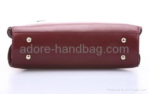 2013 Fashionable Imported Genuine Cow Leather Shoulder and Aslant Handbag G001 3