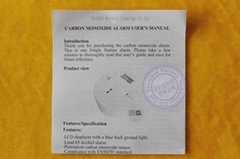 "LCD display carbon monoxide detector " 