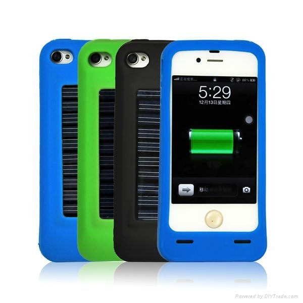Hot Selling Silicon Solar Battery Charger case for iPhone