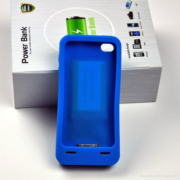Hot Selling Silicon Solar Battery Charger case for iPhone 2