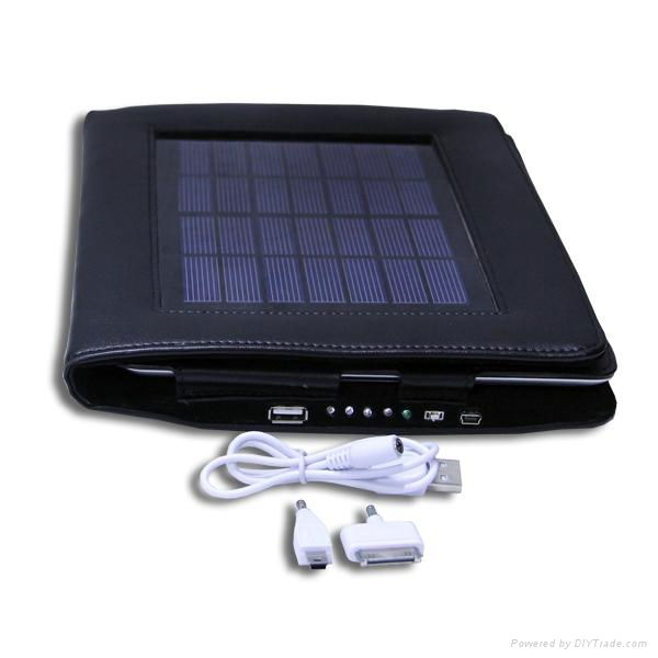 Solar iPad Charger Case with 8000mah battery 