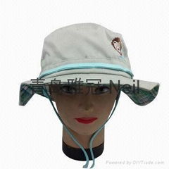2014 lady's Fashion buccket Hat, Made of Polyester, Various Colors are Available