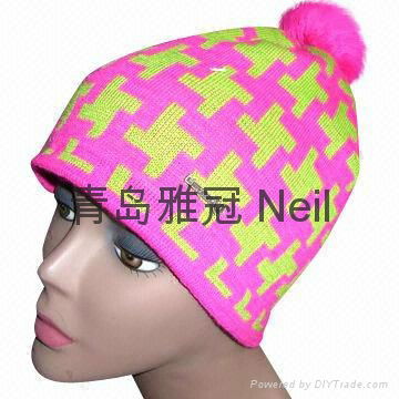 2014 new Fashion embroidered knitted hats