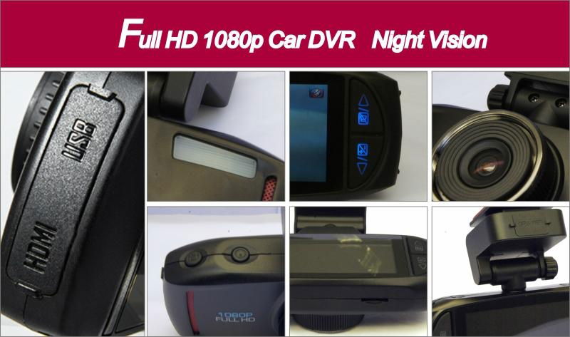 Professional manufacturer full hd car video recorder mini dvr car black box 4