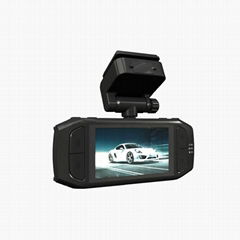 Top systerm 2.7 LCD wide angle 1080 60fps Car dvr gps with ambarella A7 processo