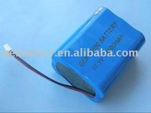 11.1v 4400mah 18650 Li-ion battery packs