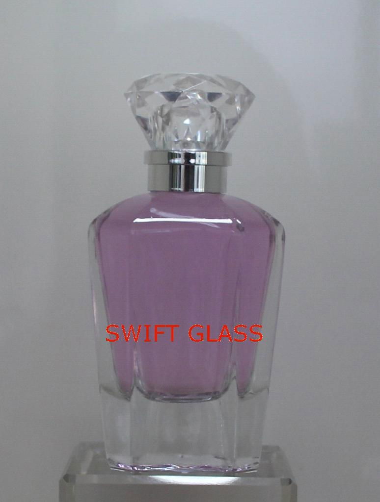 Perfume glass bottle