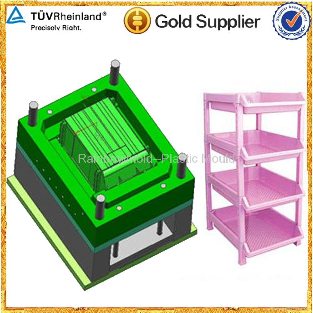 Plastic storage rack Mould 2