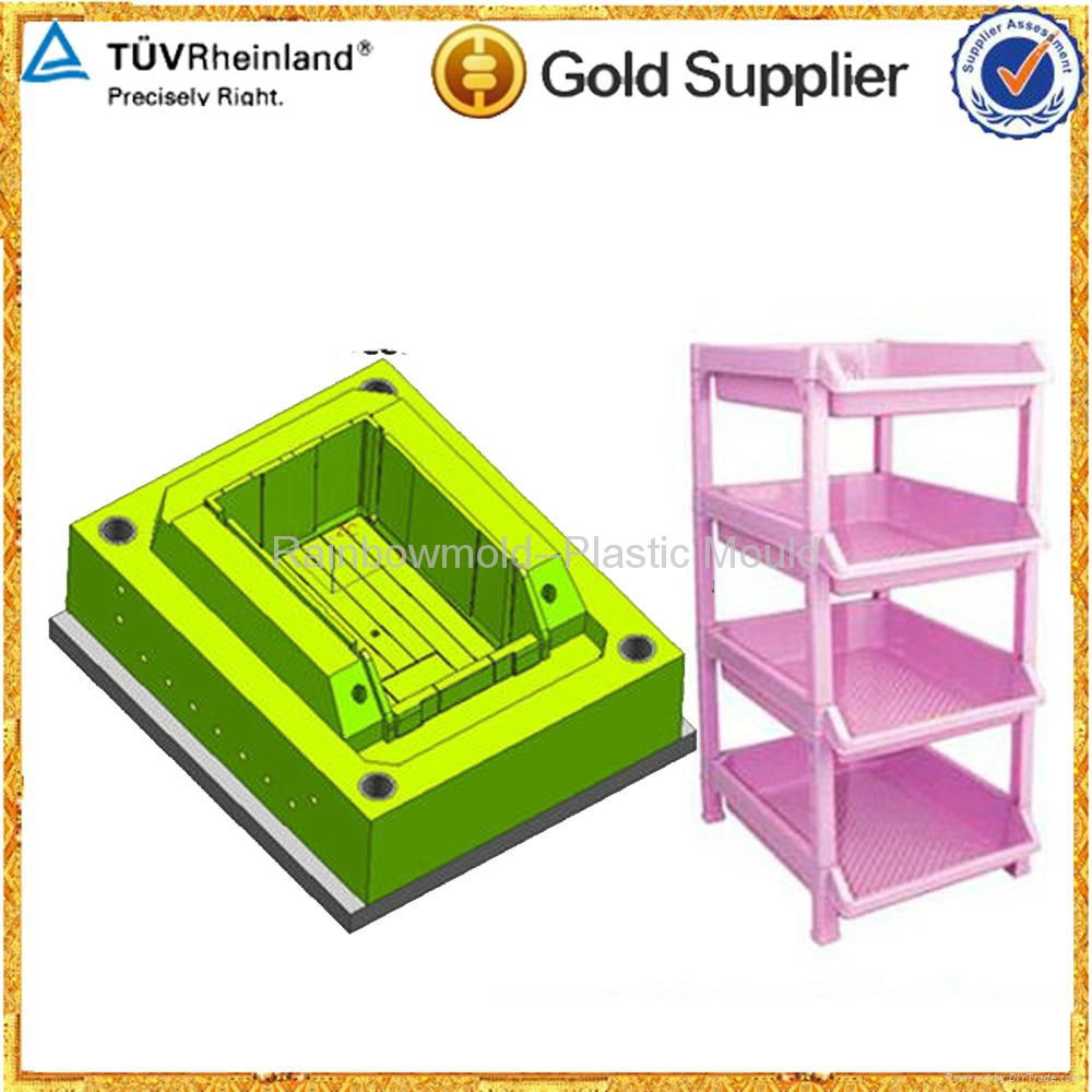 Plastic storage rack Mould 3